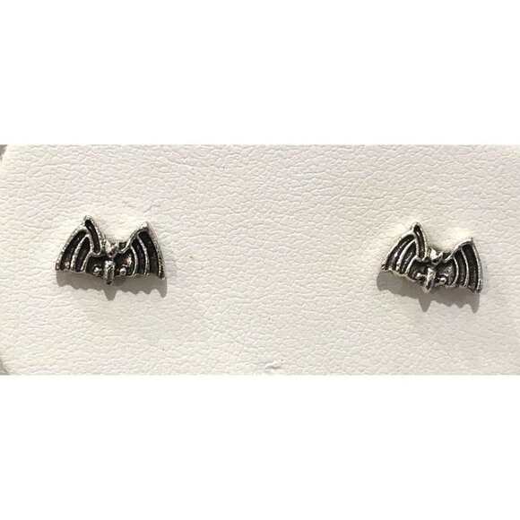 5/$20 Gothic Vampire Bat Mini Stud Earrings - Picture 4 of 5